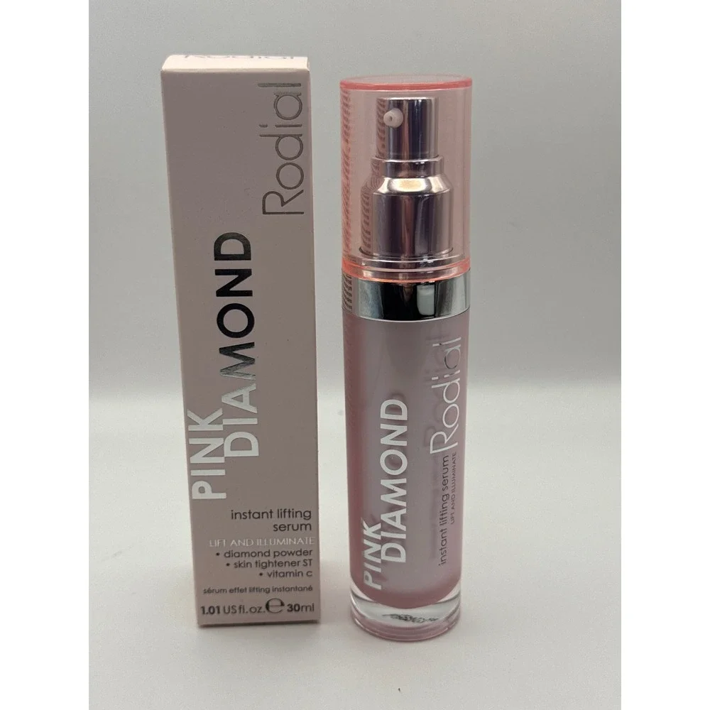 Rodial Pink Diamond Instant Lifting Serum‎ 30ml 1.01oz Vitamin C Brightening New